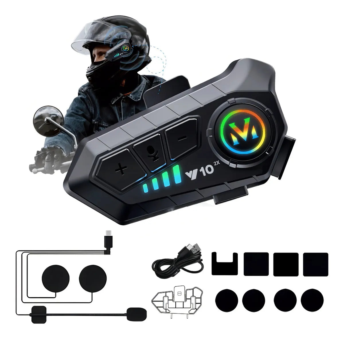 Gray helmet for bikers