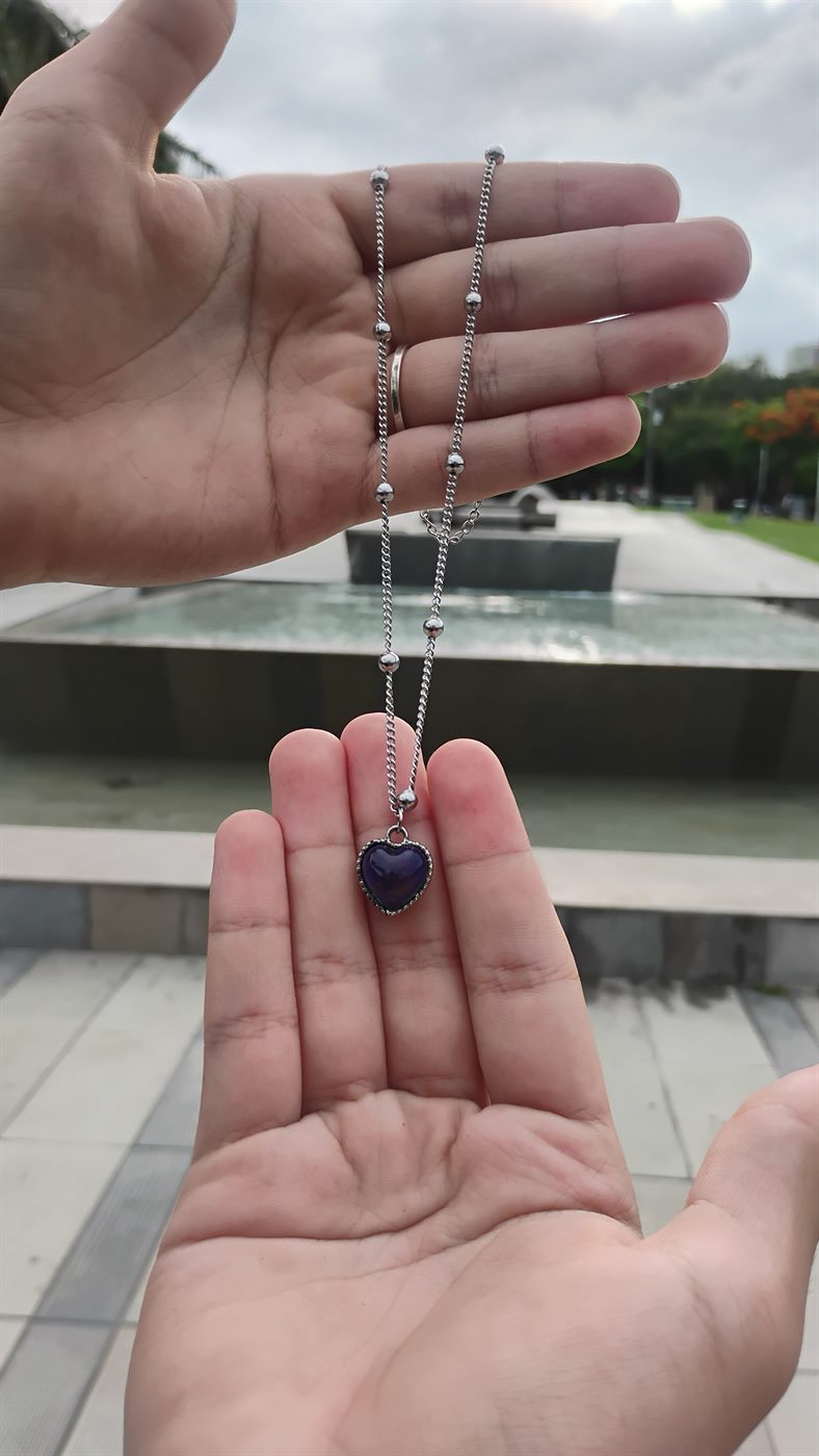 Collar de los Sentimientos — Corazón que Cambia de Color 5